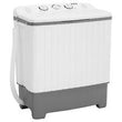 Portable Washing Machine Mini Compact Twin Tub Washer 10lbs Capacity - Furniture4Design