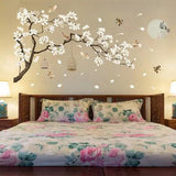 Removable 3D Birds Flower Decals Wall Sticker Mural Vinyl Art Bedroom Home Decor - Furniture4Design