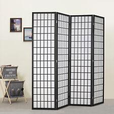 Room Divider 4 Panel Oriental Shoji Screen 6Ft Folding Privacy Divider Wall - Furniture4Design