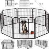 Safe and Versatile Outdoor Dog Playpen with Door for Large and Small Dogs - Furniture4Design