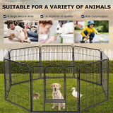 Safe and Versatile Outdoor Dog Playpen with Door for Large and Small Dogs - Furniture4Design