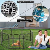 Safe and Versatile Outdoor Dog Playpen with Door for Large and Small Dogs - Furniture4Design