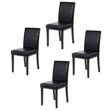 Set of 4 Dining Chairs, with PU Cushion and Waterproof Surface for Home - Furniture4Design