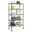 Shelves Shelf Wire Shelving Heavy Duty Storage 5 Tier Shelves with Adjustable - Furniture4Design