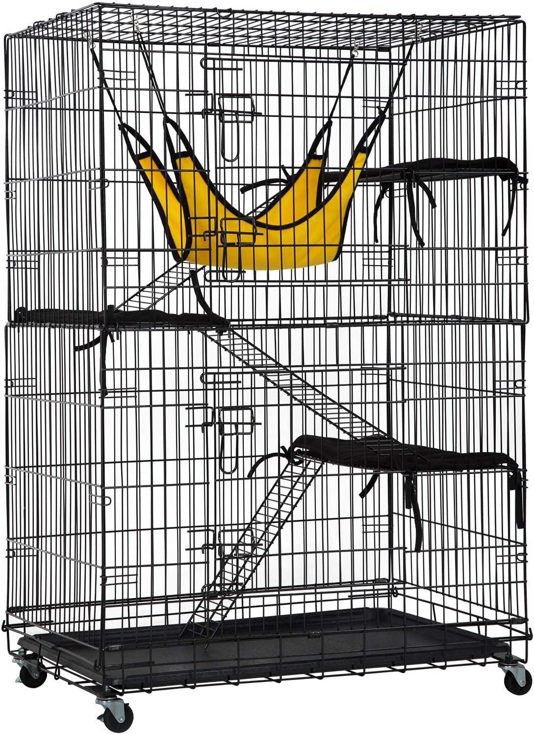 Super Deal XXL Cat Cage with Hammock and 3 Resting Platforms - Furniture4Design