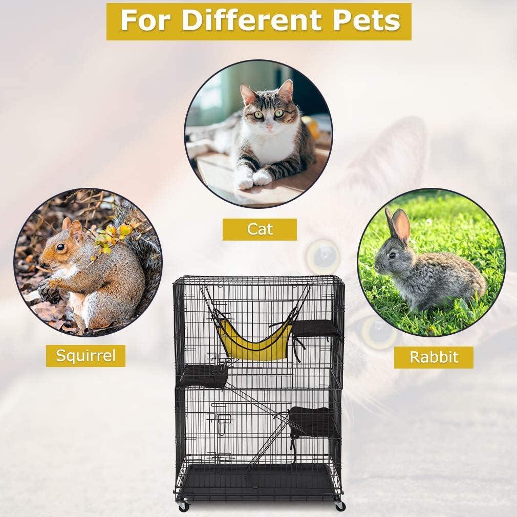 Super Deal XXL Cat Cage with Hammock and 3 Resting Platforms - Furniture4Design