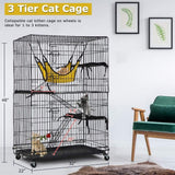 Super Deal XXL Cat Cage with Hammock and 3 Resting Platforms - Furniture4Design