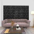 Tidyard 3D Wall Panels 12 pcs 19.7"x19.7" Diamond Black 32.3 ft² Interior W4A5 - Furniture4Design