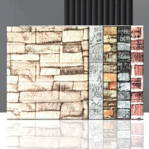 Tile Brick Wall Sticker Wallpaper Self-adhesive Waterproof Foam Panel 3D - Furniture4Design