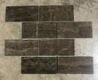 Tile Emperador Dark Marble Remodel Stone Backsplash 3x6 50 Sheets T-38 - Furniture4Design