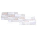 Tile Stickers PVC 20 * 10cm 3D Wall Tiles Self Adhesive Bathroom Uk Stock - Furniture4Design