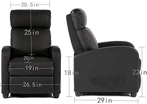 Ultimate Comfort Recliner Chair with High Back and Armrest - Furniture4Design