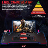 Ultimate Gaming Desk with Ergonomic Design for Serious Gamers - Furniture4Design