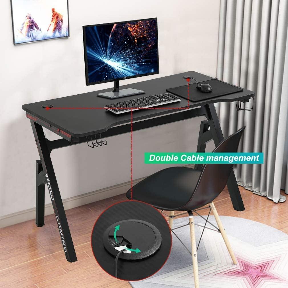 Ultimate Modern Ergonomic Gaming Computer Desk - Furniture4Design