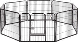 Versatile and Durable Pet Playpen for Dogs and Cats, 32-Inch, Black - Furniture4Design