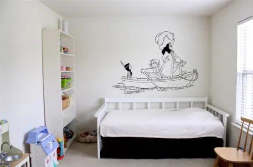 Vinyl Sticker Mural Decal Peter Pan Fairy Magic Captain Hook Wall Room O150 - Furniture4Design