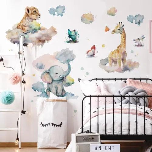 Wall Sticker Animal Butterfly Decal Vinyl Mural Art Kids Baby Bedroom Home Decor - Furniture4Design