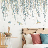 Wall Sticker Animals Birds Vines Decal Mural Vinyl Art Living Bedroom Home Decor - Furniture4Design