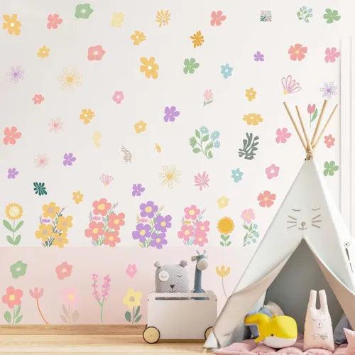 WALL STICKER FLOWER DECAL FLORAL VINYL MURAL ART HOME KIDS LIVING ROOM DECOR NEW - Furniture4Design