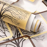 Wall Stickers DIY 3D Wallpaper (45 x 500 cm) Frames and Trees For Home, Office - Furniture4Design