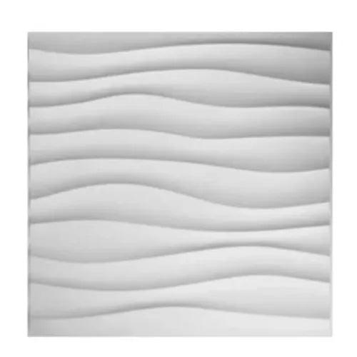 White 3D Wall Panels (16pc)(42sqft) - Furniture4Design