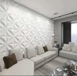 White 3D Wall Tiles Home Decoration - Furniture4Design