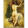 William Etty Nude Painting Ceramic Tile Mural PT22393. 36 x 48 (12) 12x12 tiles - Furniture4Design