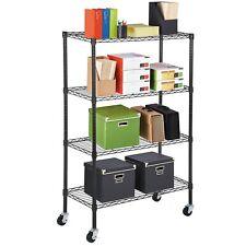 Wire Shelving Storage Shelves 4-Shelf Adjustable NSF Wire Shelf Heavy Duty - Furniture4Design